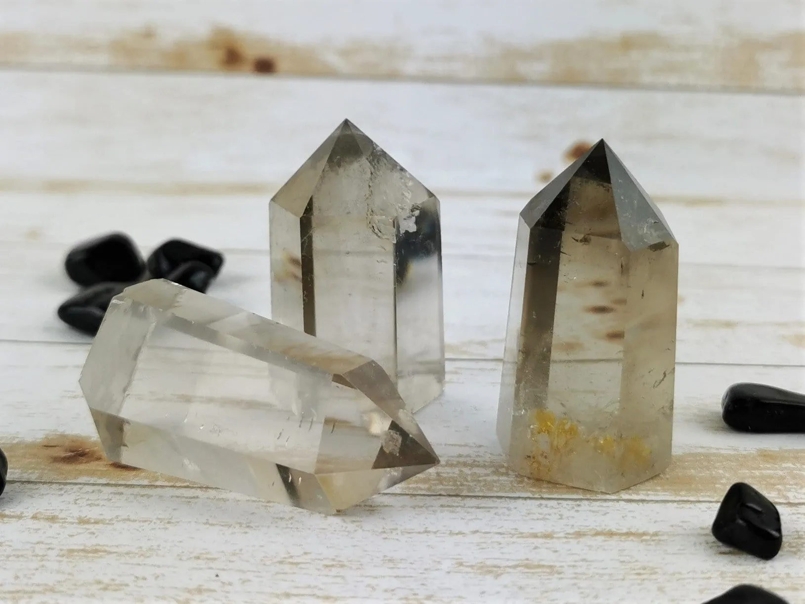 Smokey Quartz Towers