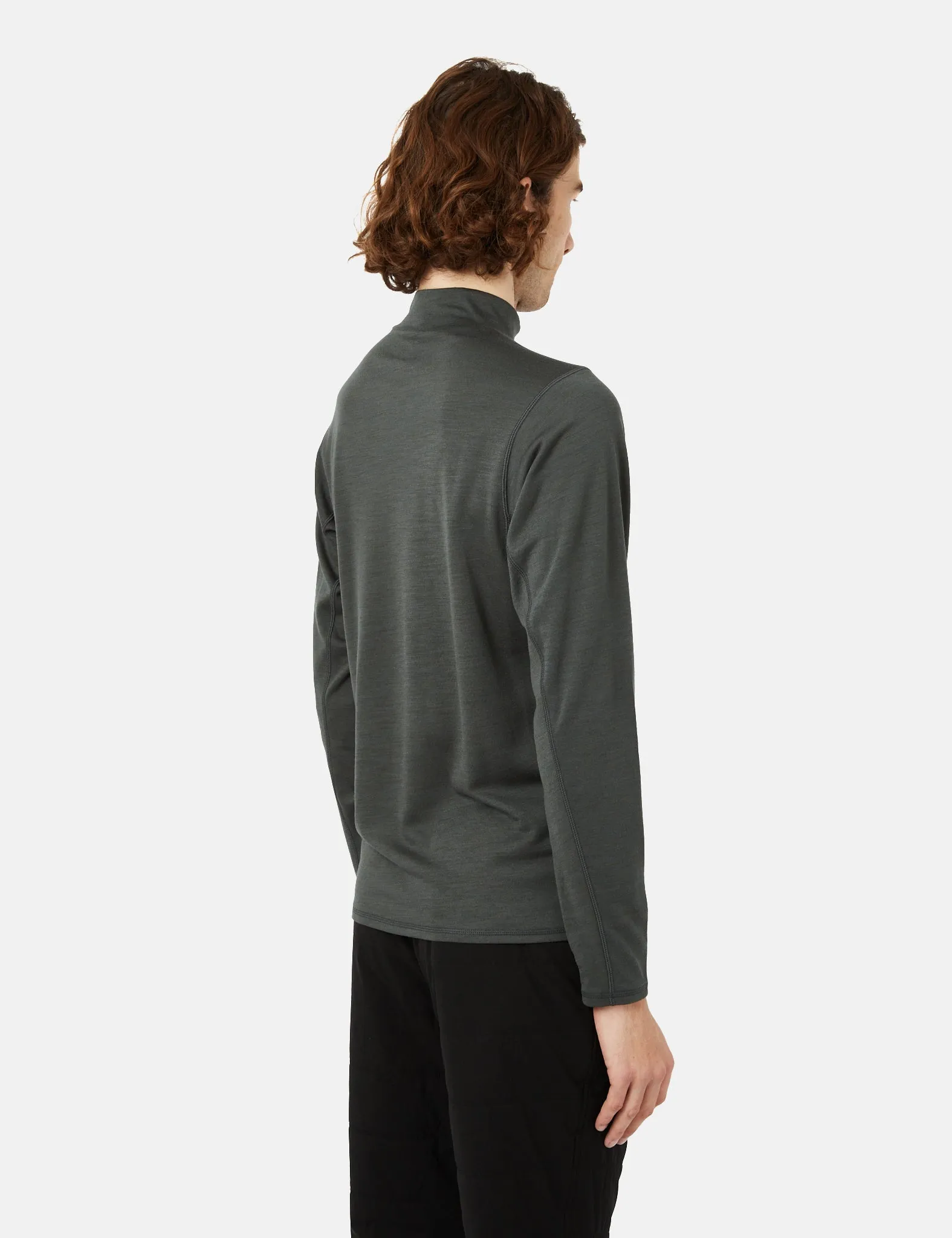 Snow Peak Recycled Half Zip Pullover - Forest Green