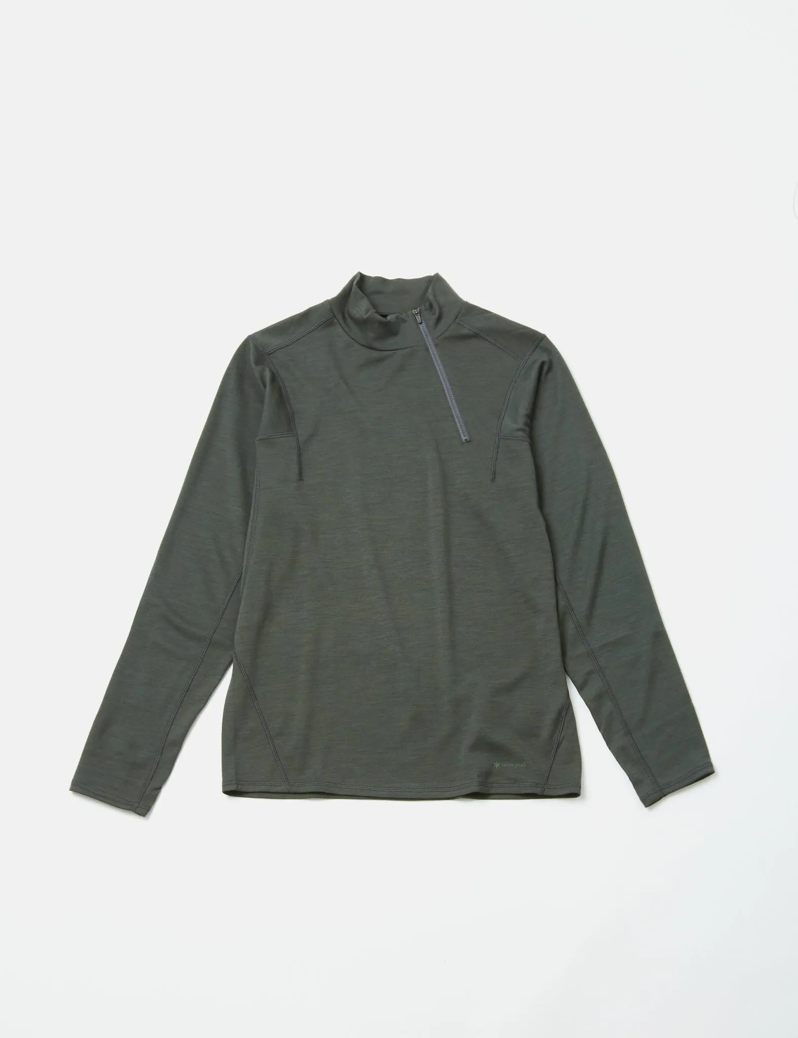 Snow Peak Recycled Half Zip Pullover - Forest Green