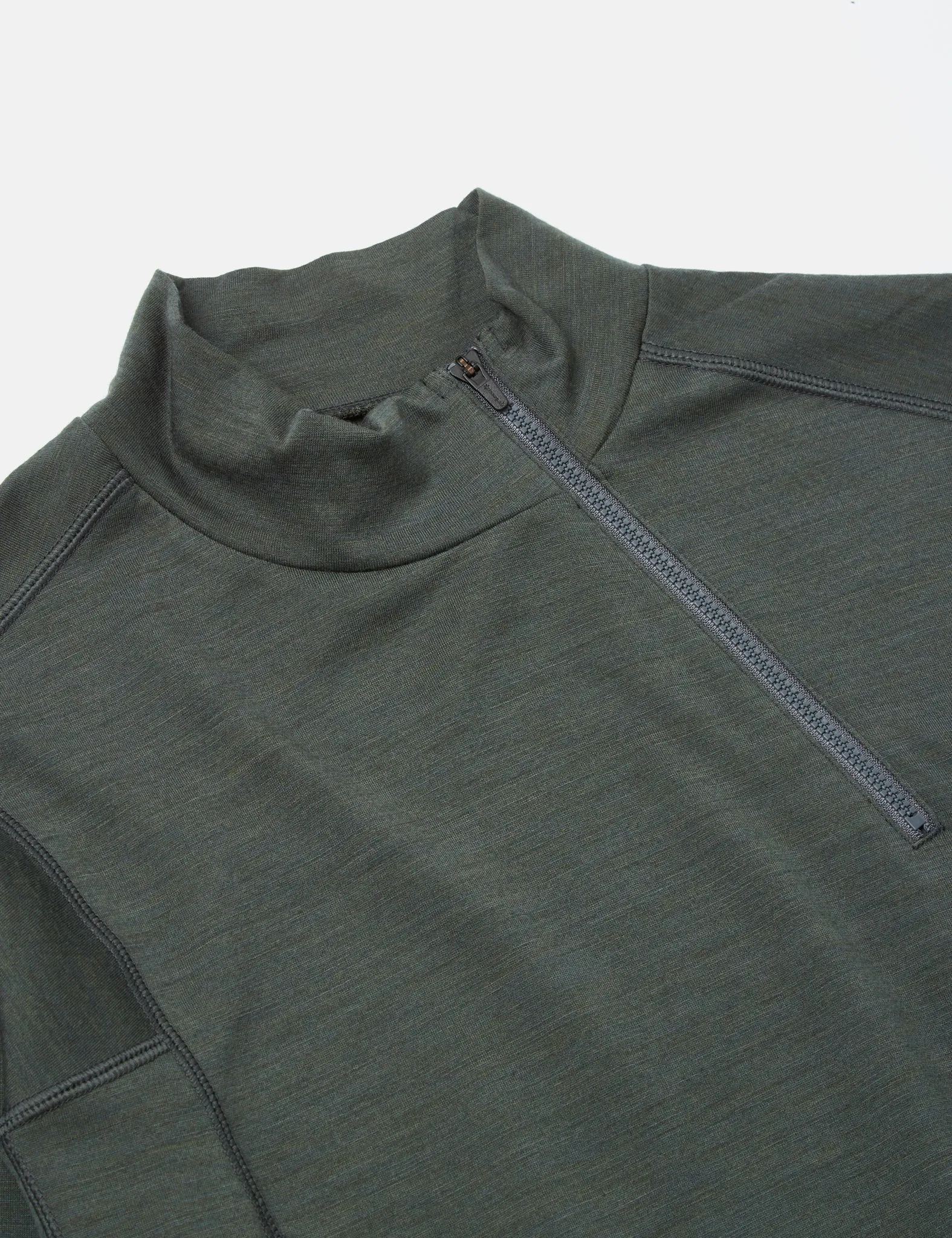 Snow Peak Recycled Half Zip Pullover - Forest Green