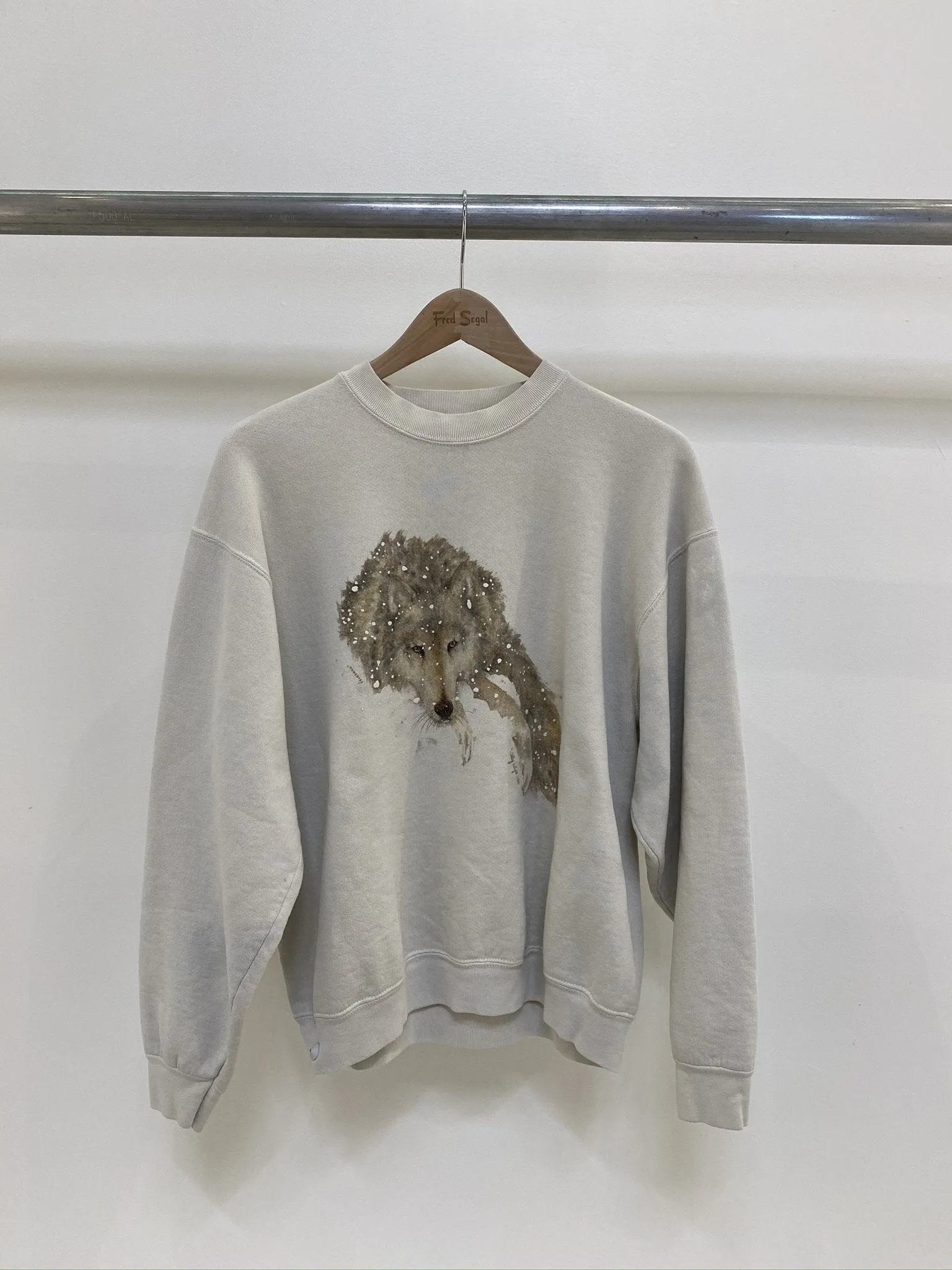 Snow Wolf Vintage Sweatshirt