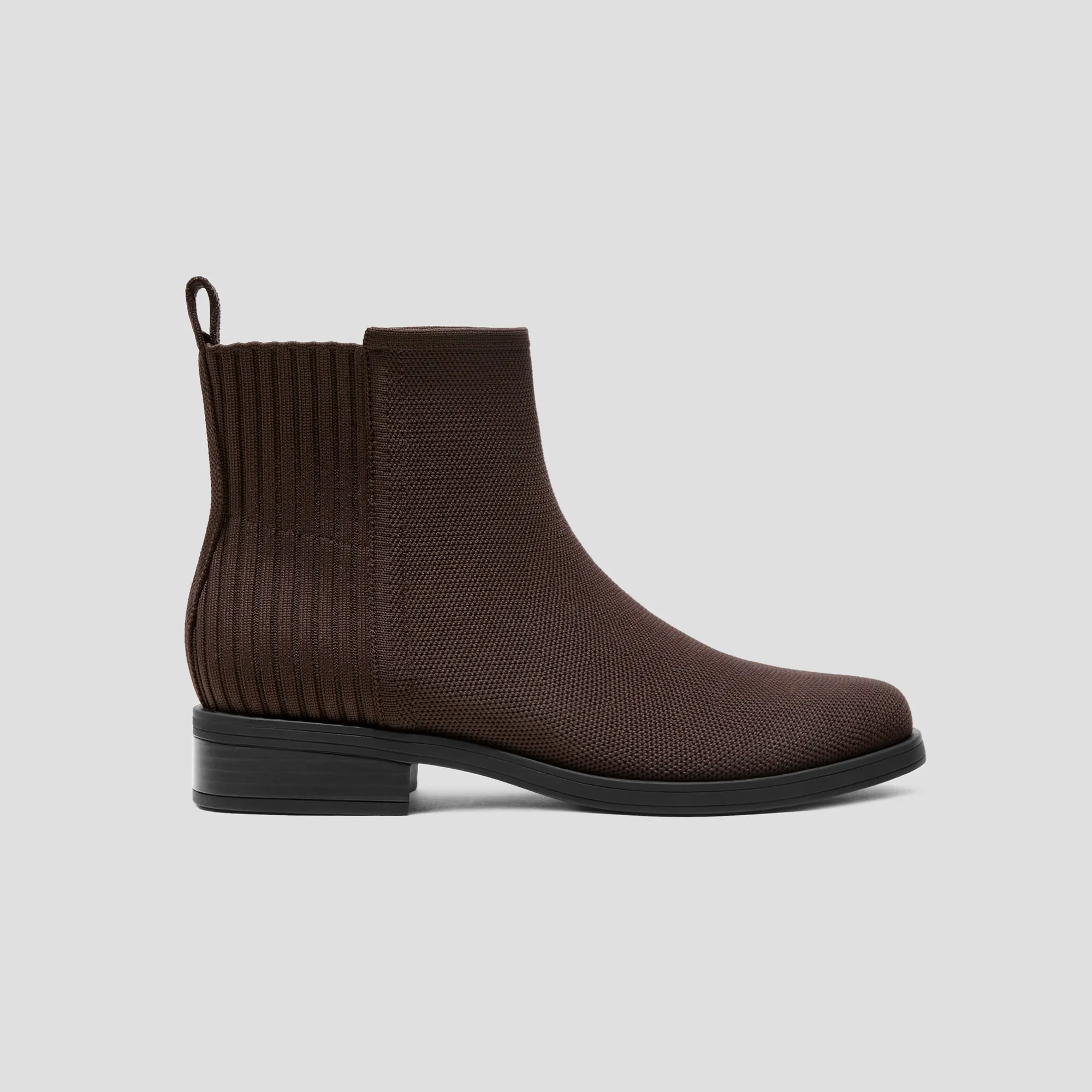   Square-Toe Ankle Chelsea Boots (Celina)