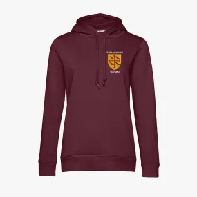 St Edmund Hall Ladies Organic Embroidered Hoodie