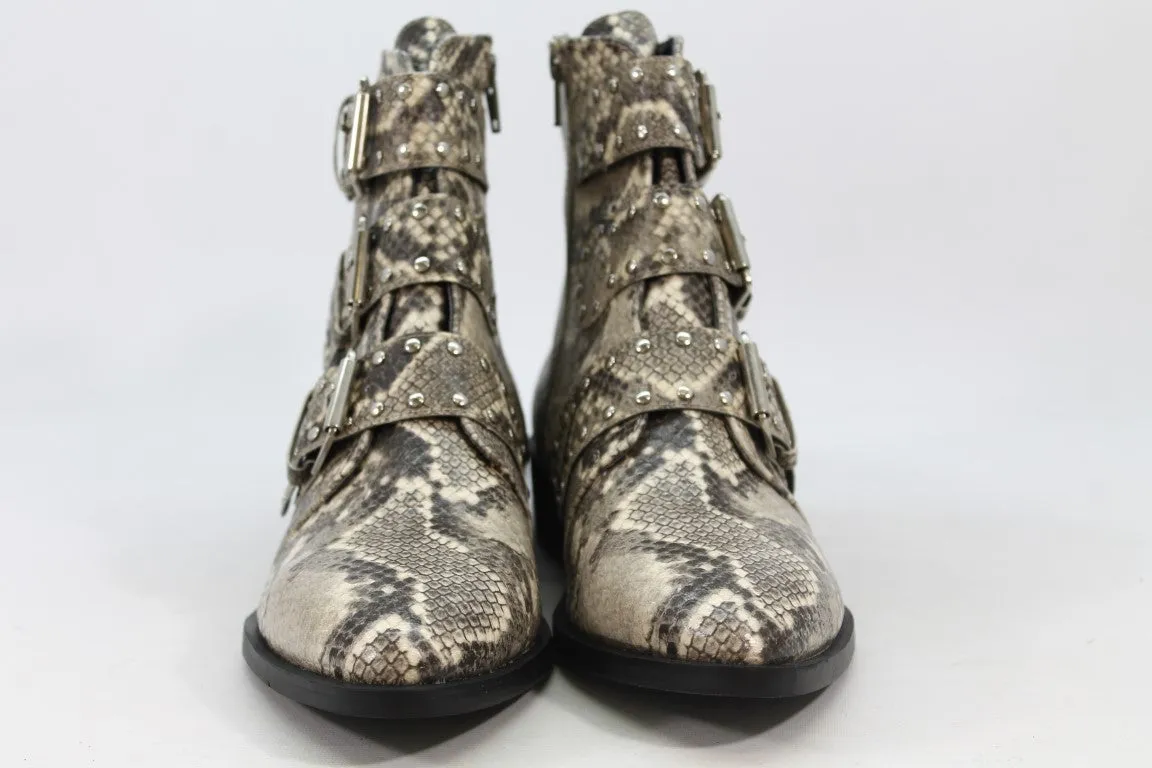 Steve New York Harmon Women's Snakeskin-Print Boots 8.5M(ZAP13192)