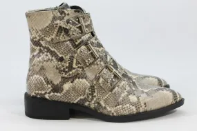 Steve New York Harmon Women's Snakeskin-Print Boots 8.5M(ZAP13192)