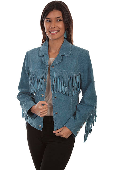 Suede Fringe Jacket