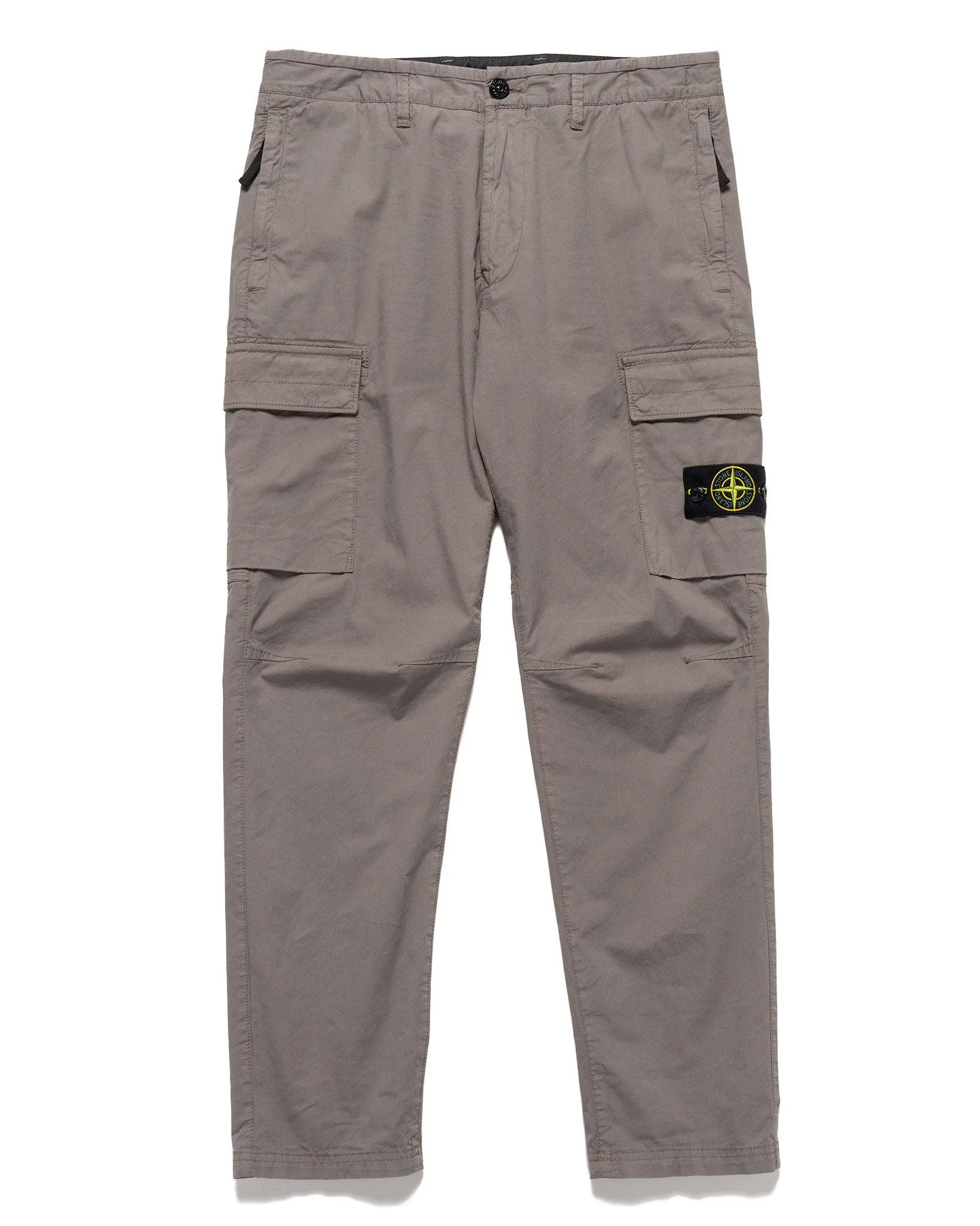 Supima Cotton Twill Stretch-TC Regular Fit Cargo Pants Dove Grey