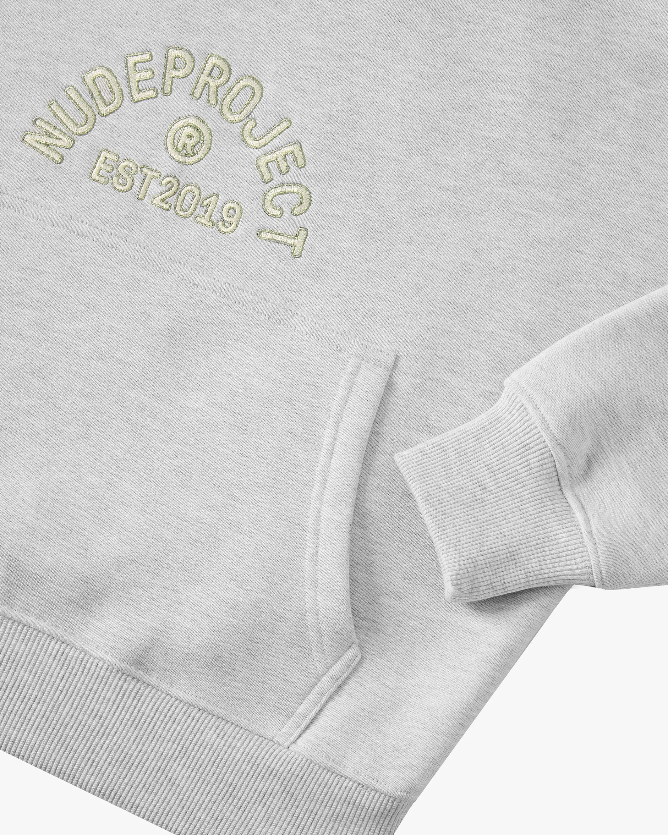 SWANS HOODIE GREY MELANGE