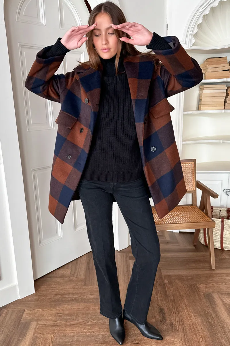 Thomas Coat - Plaid Wool