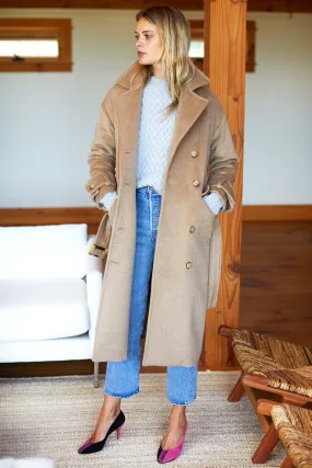 Thompson Coat - Toffee Mohair