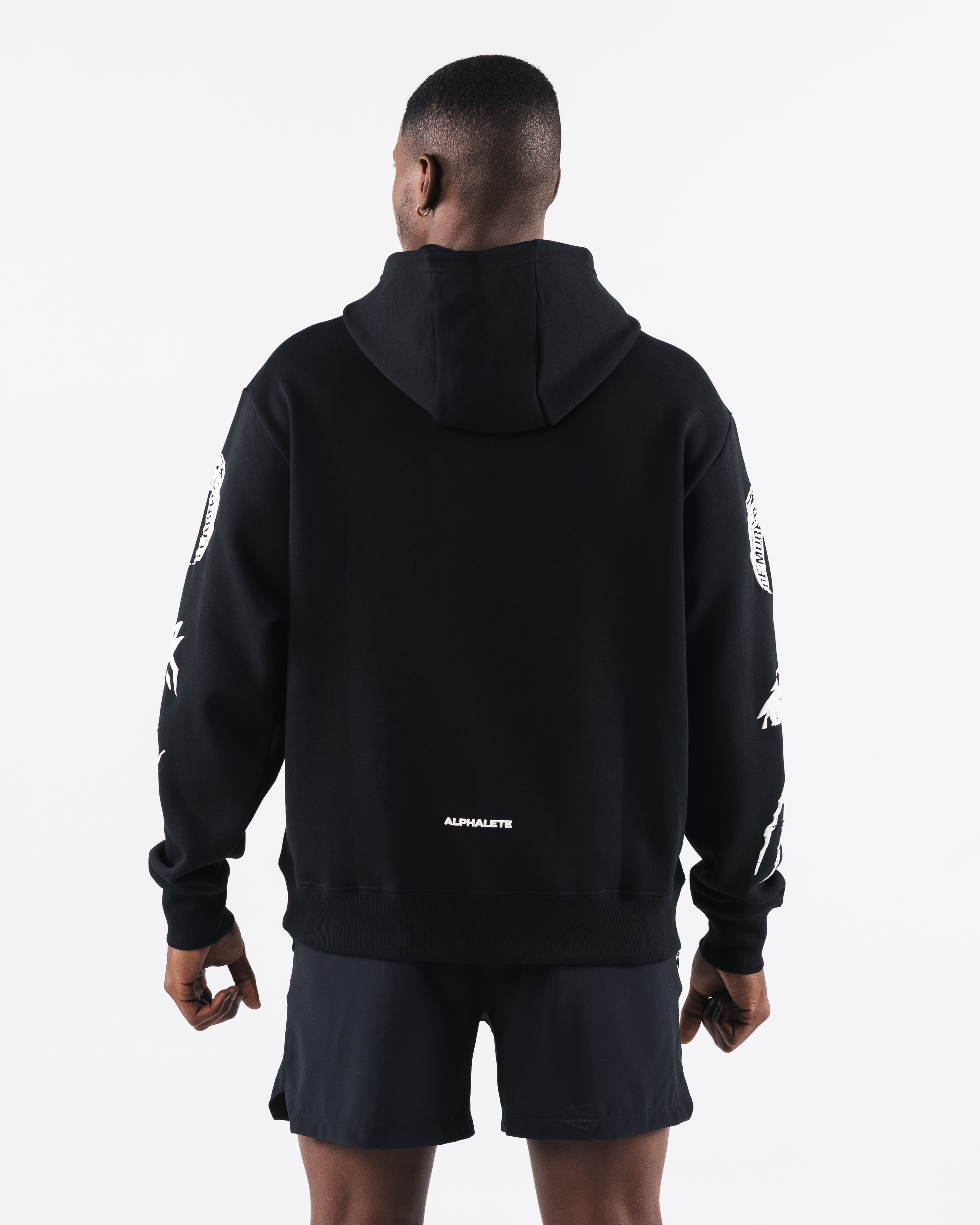 Three Pillar Hoodie - Black