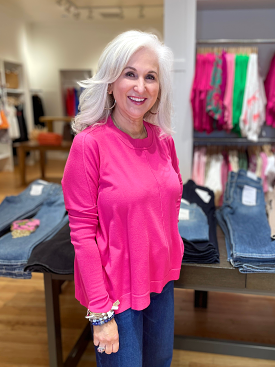 Timeless Pink Cashmere Sweater