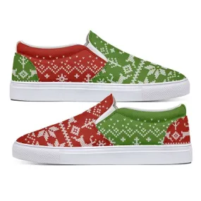 Ugly Christmas Sweater Slip On Shoes Sneaker