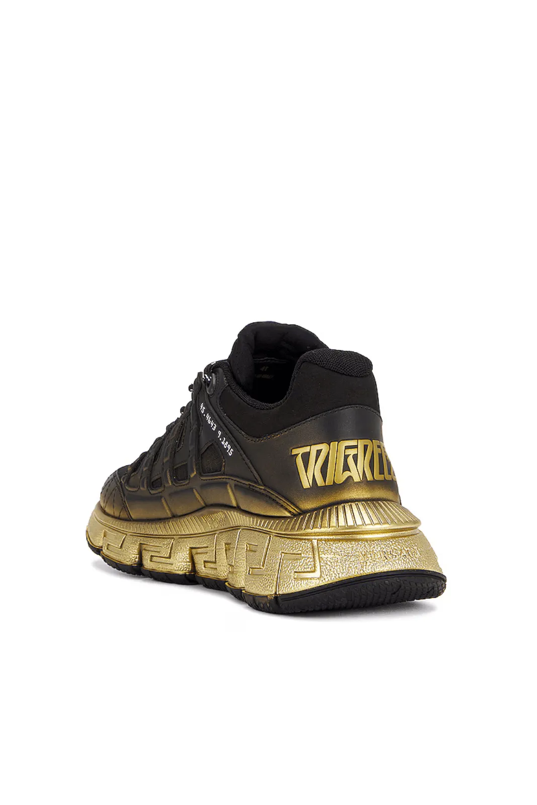 Versace Trigreca Black/Gold Man Sneakers