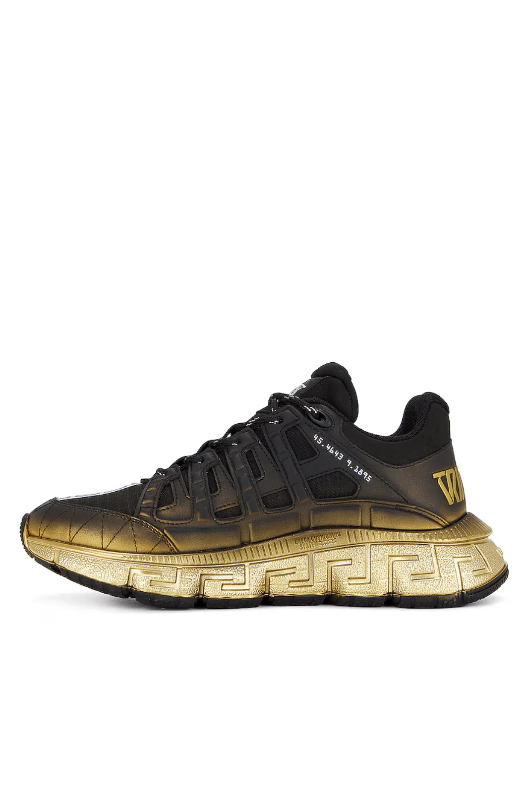 Versace Trigreca Black/Gold Man Sneakers