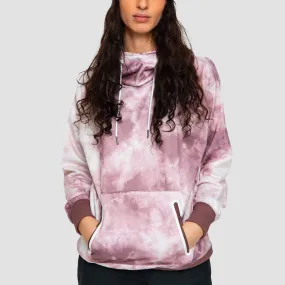 Volcom Spring Shred Snow Pullover Hoodie Mojave Tie-Dye - Womens