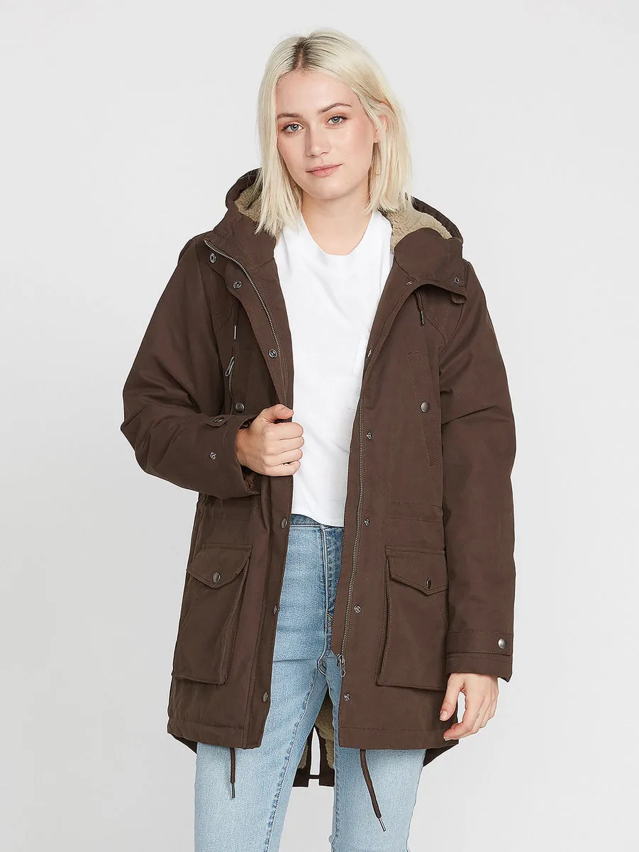 Walk On By 5K Parka - ESPRESSO