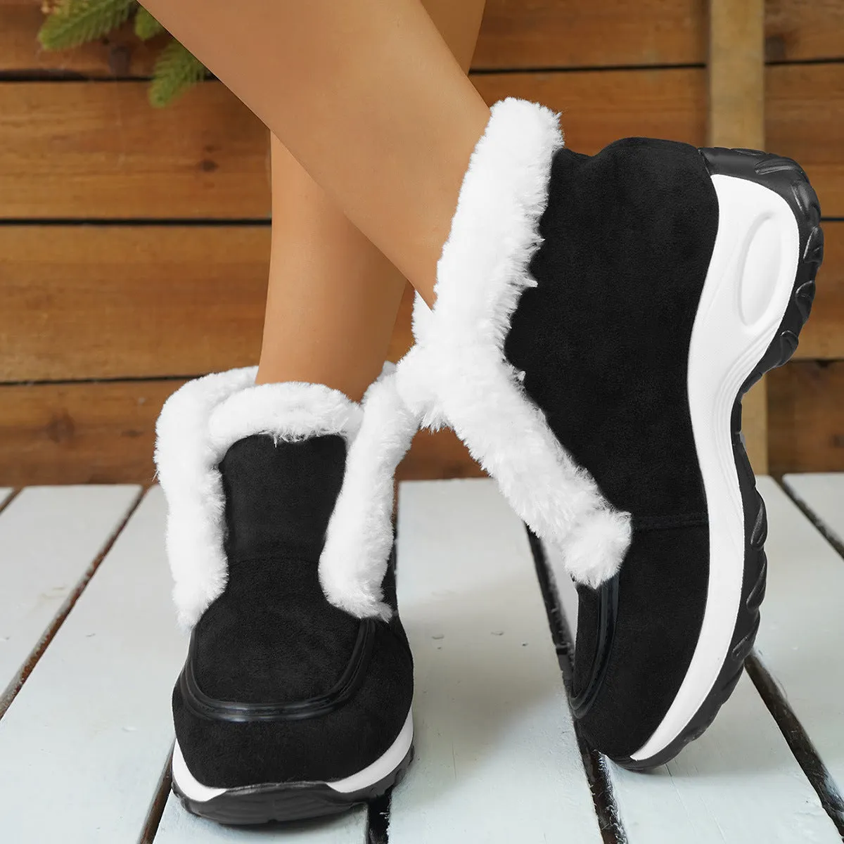 Winter Shoes For Women Air-cushion Sole Snow Boots