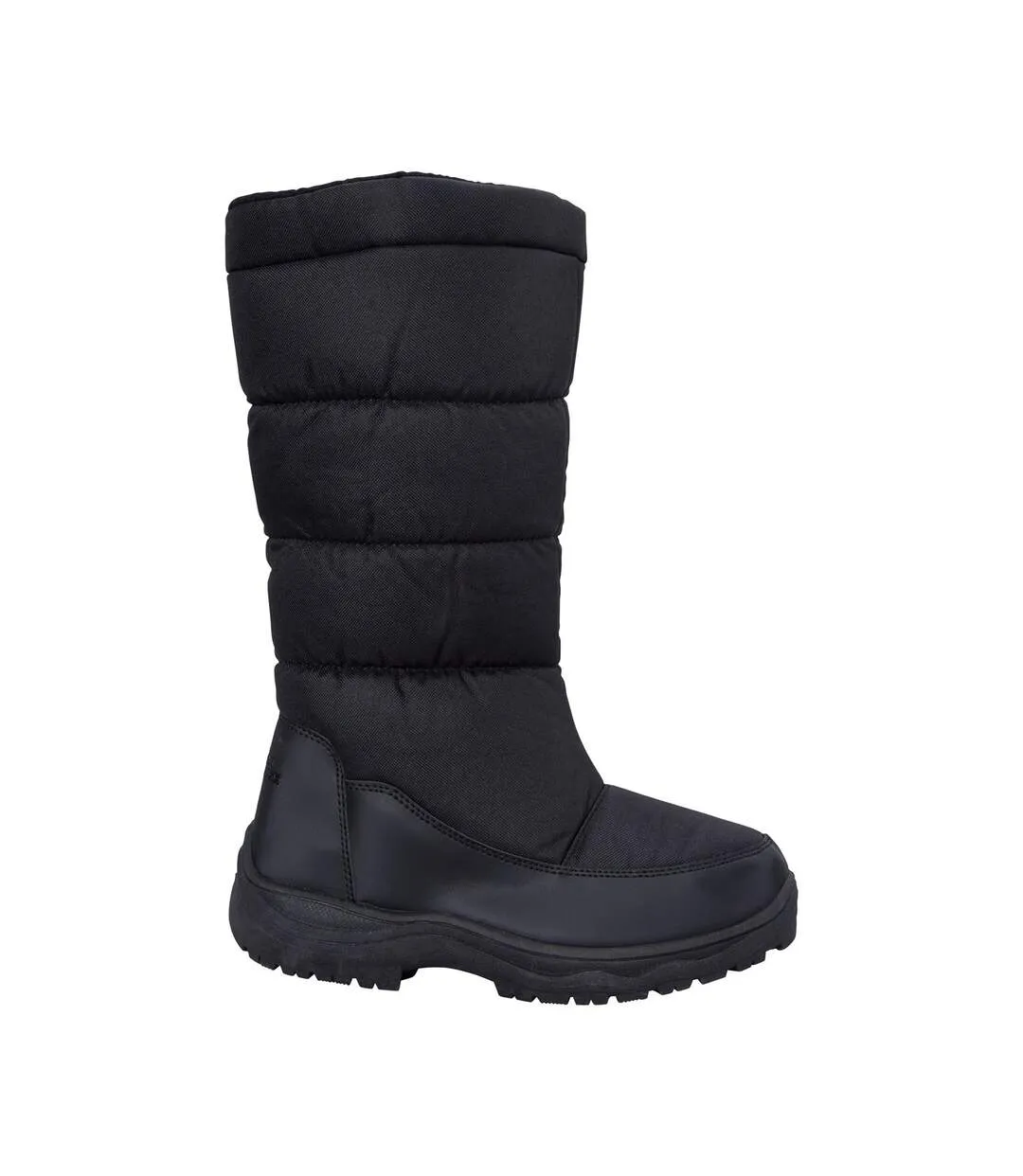 Womens/ladies icey long snow boots black Mountain Warehouse