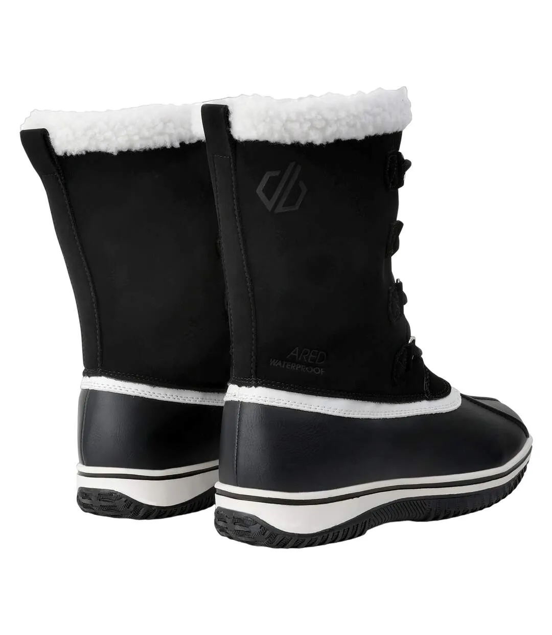 Womens/ladies northstar snow boots black/white Dare 2B