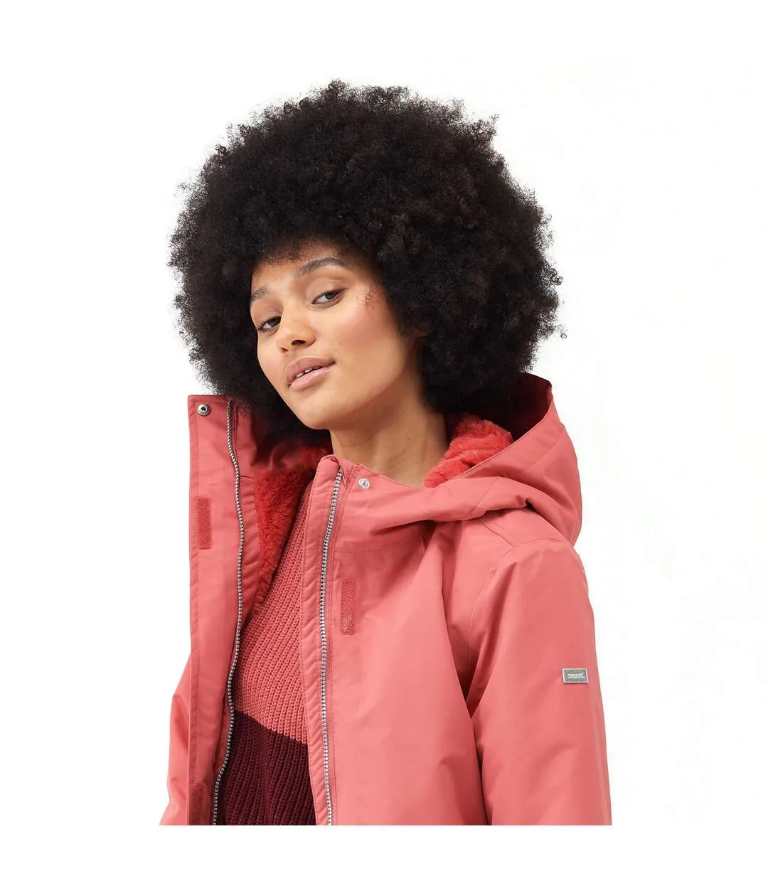 Womens/ladies romine waterproof parka mineral red Regatta