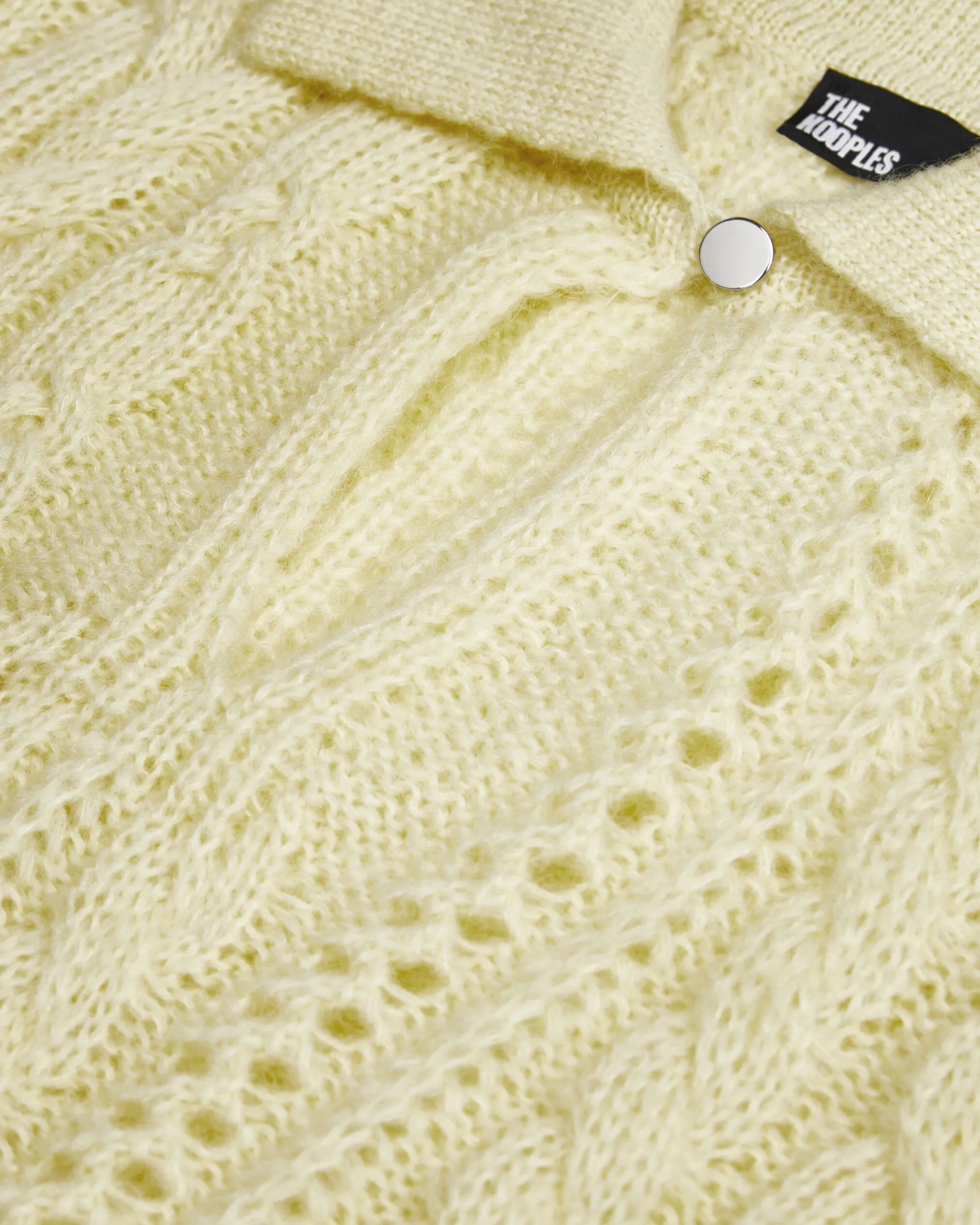 Yellow wool-blend sweater