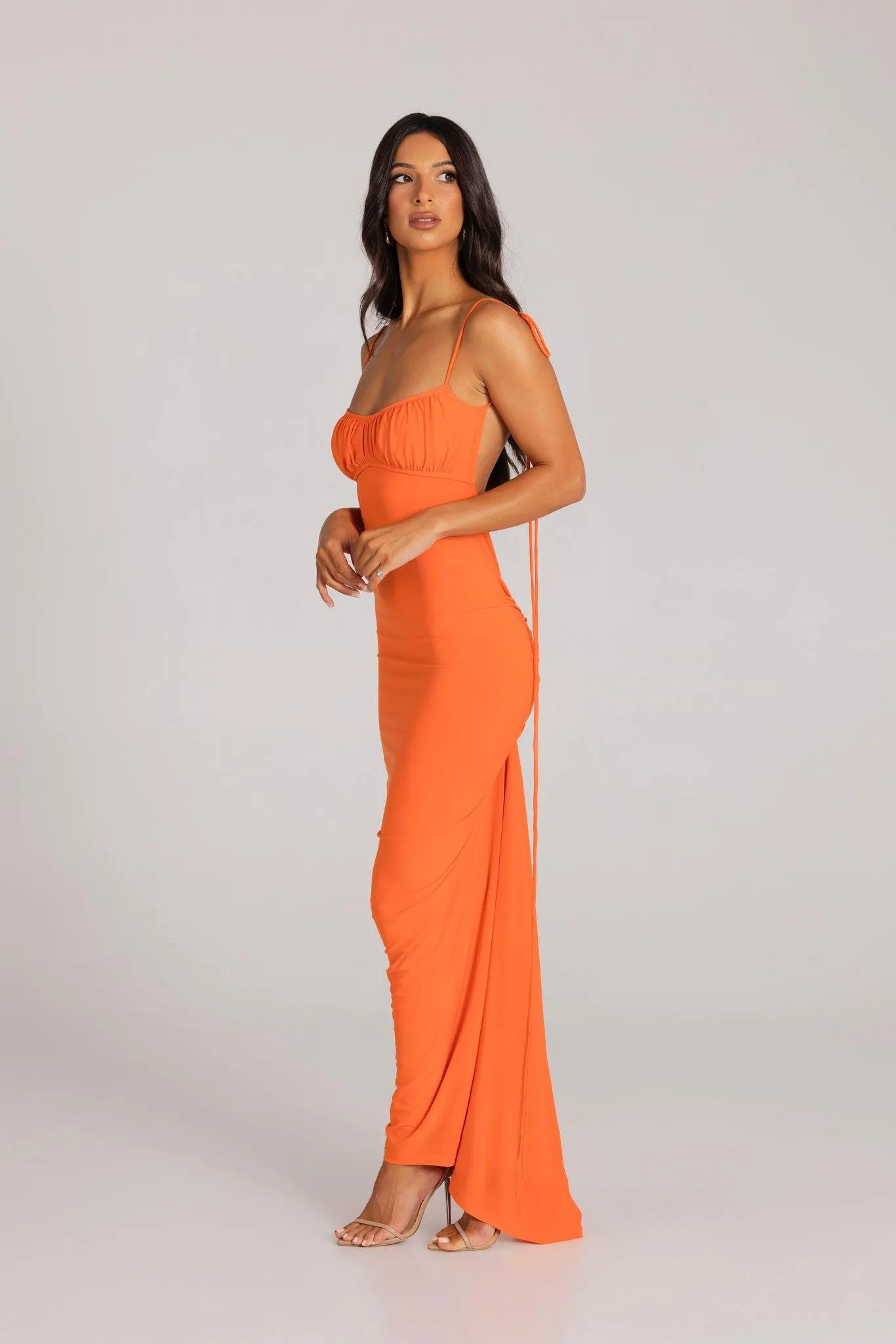 Zahara Gown - Orange